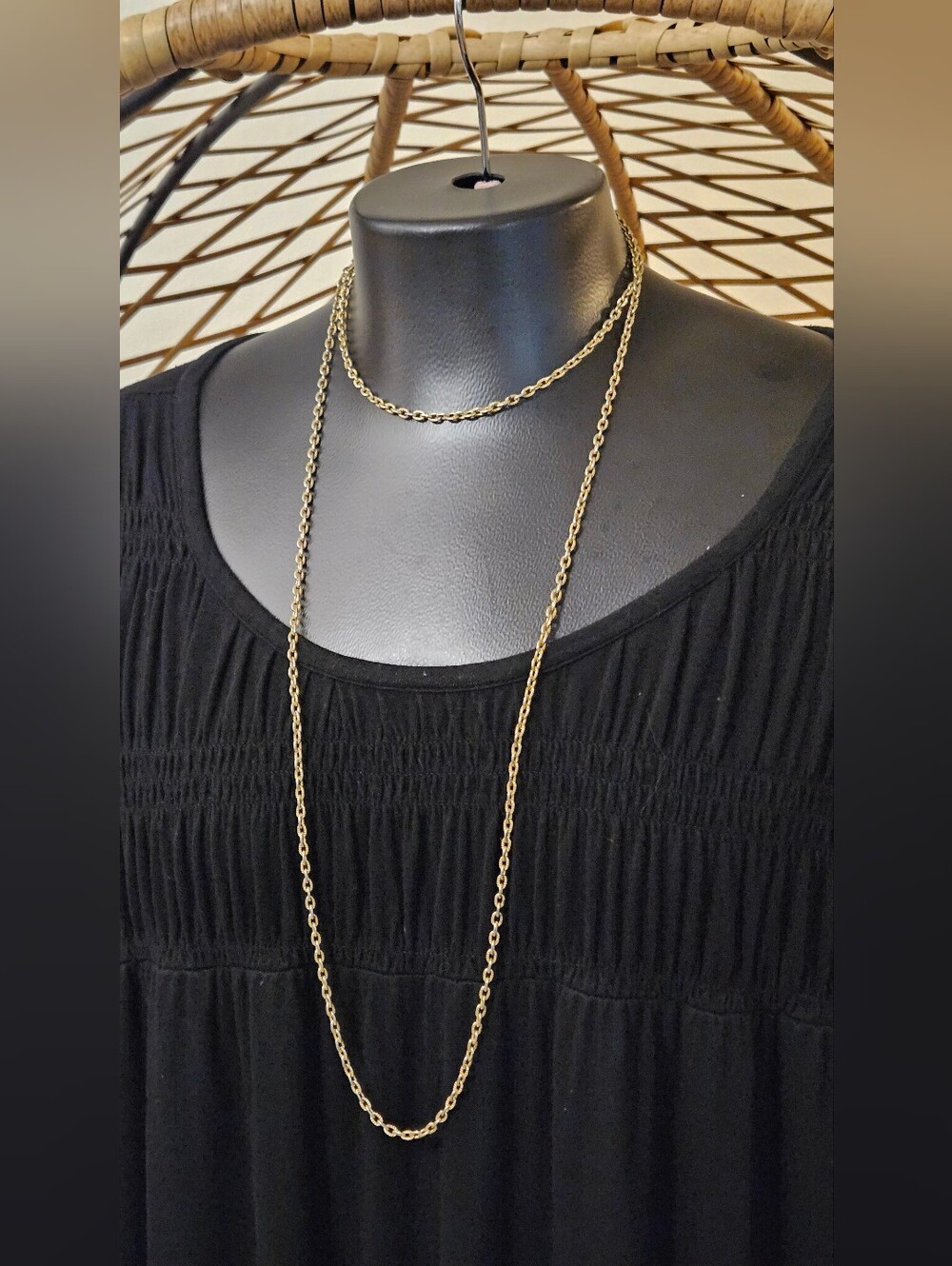 Gold Tone Infinity Chain - Picture 3 of 4